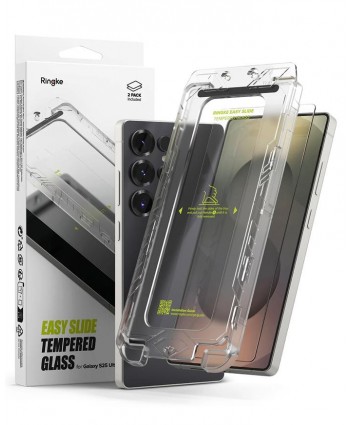 Ringke Galaxy S25 Ultra Easy Slide Tempered Glass Screen Protector (2-Pack)