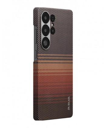 PITAKA Galaxy S25 Ultra Tactile Woven Case (Sunset)
