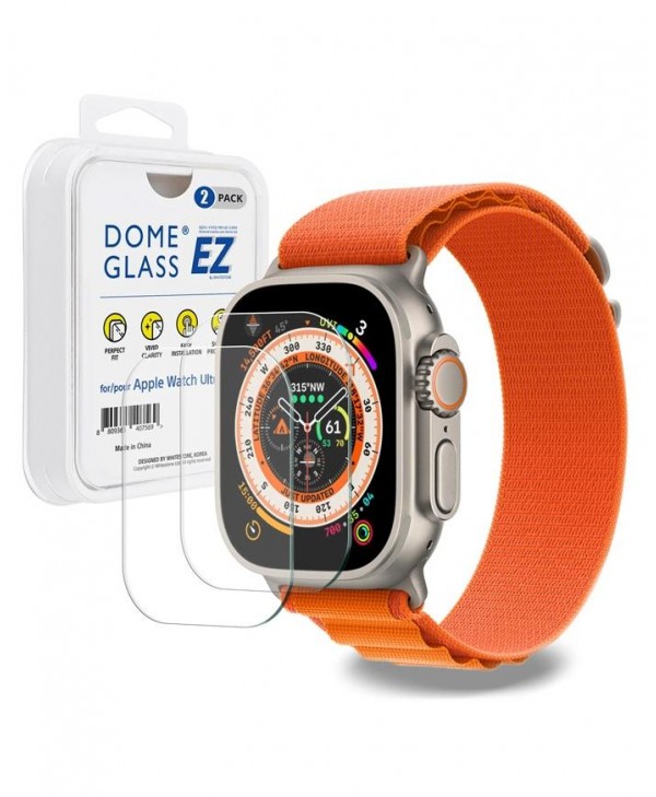 Whitestone EZ Glass for Apple Watch Ultra 49mm (2-Pack)