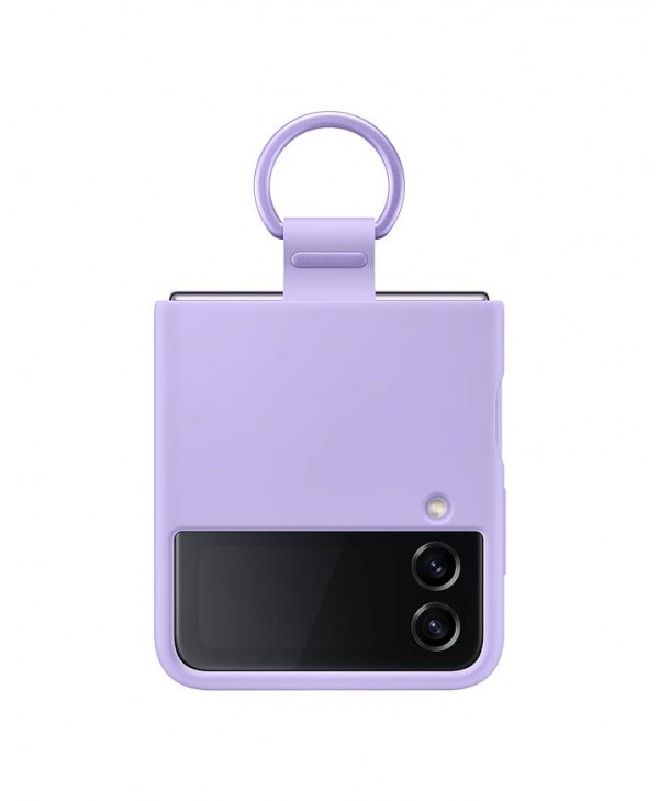 Samsung Galaxy Z Flip 4 Case Silicone Cover with Ring
