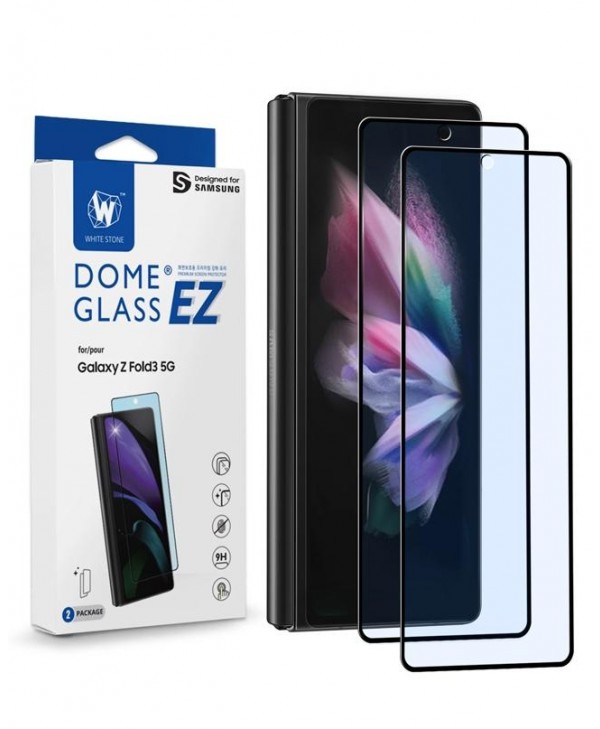 Whitestone Galaxy Z Fold 3 EZ Tempered Glass Screen Protector (2-Pack)