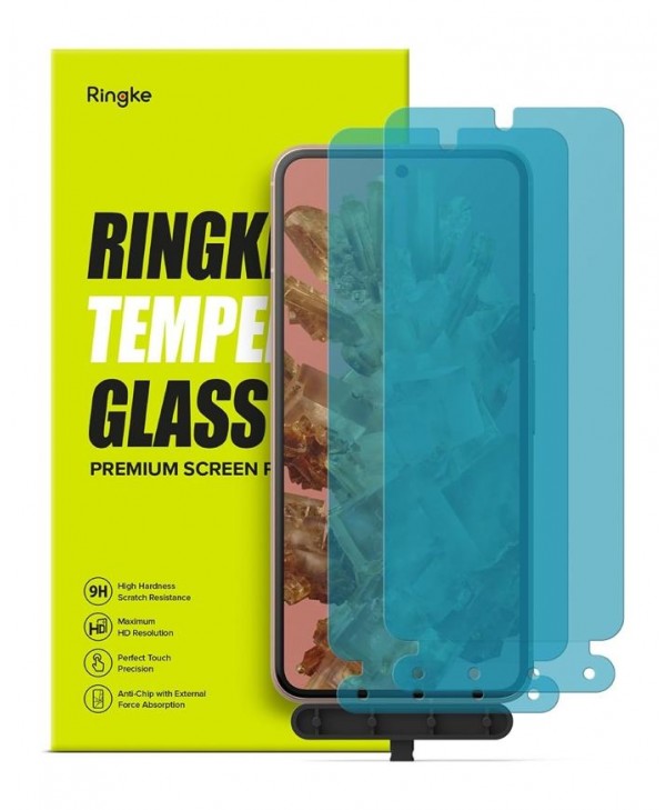 Ringke Google Pixel 8 Tempered Glass Screen Protector (2-Pack)