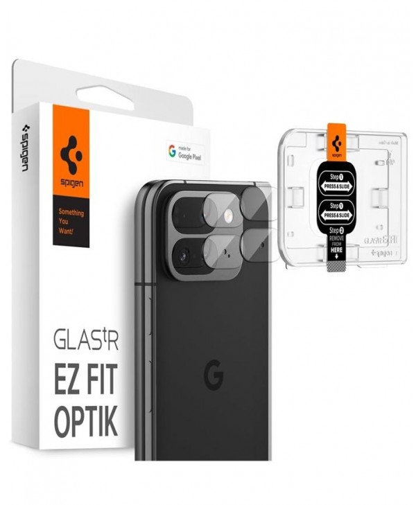 Spigen Pixel 9 Pro Fold Camera Lens Screen Protector GLAS.tR EZ Fit Optik (2-Pack)