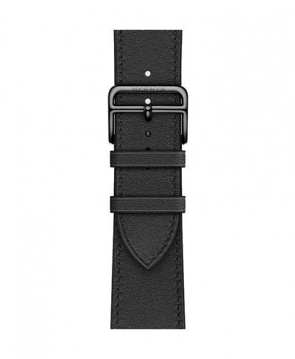 Apple Watch Hermès Band 45mm Noir Attelage Single Tour, Open-Box