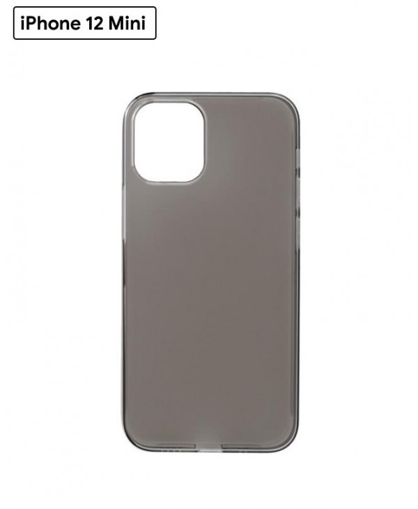 Power Support Air Jacket case for iPhone 12 Mini (Clear Black)