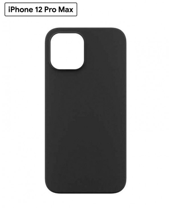 Power Support Air Jacket case for iPhone 12 Pro Max (Rubberized Black)