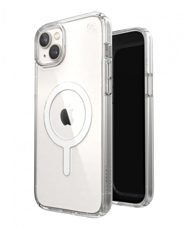 Speck iPhone 14 Plus case Presidio Perfect-Clear MagSafe