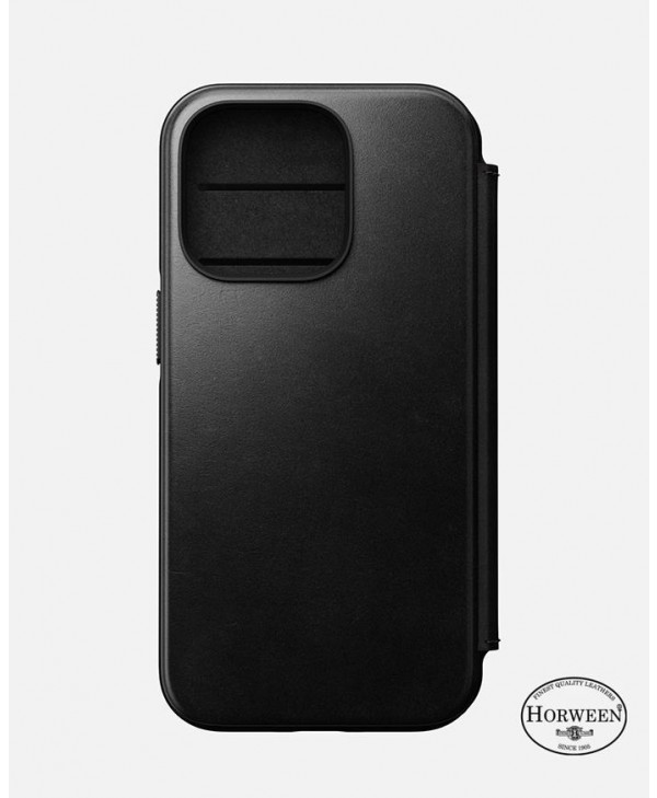 Nomad iPhone 14 Pro Modern Leather Folio | Horween®