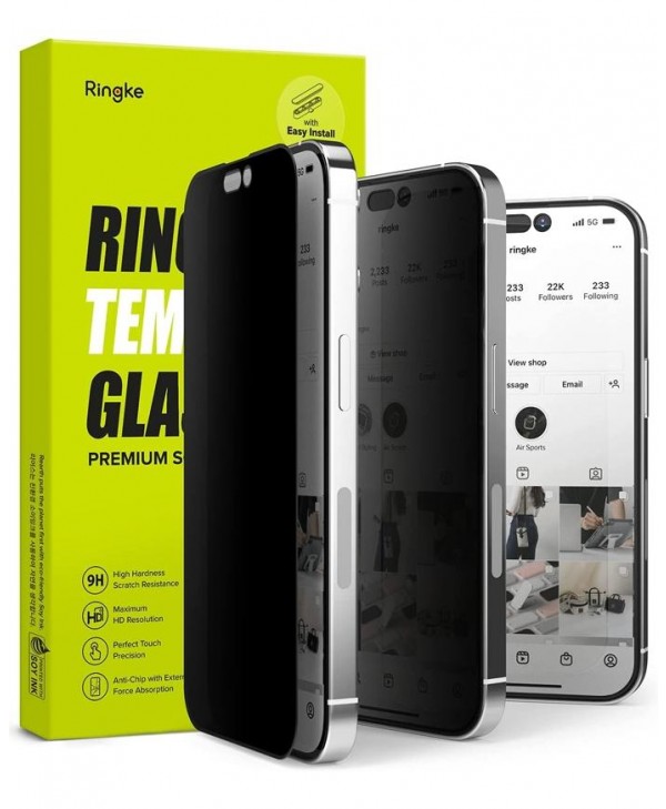Ringke iPhone 14 Pro Max Tempered Glass - Privacy