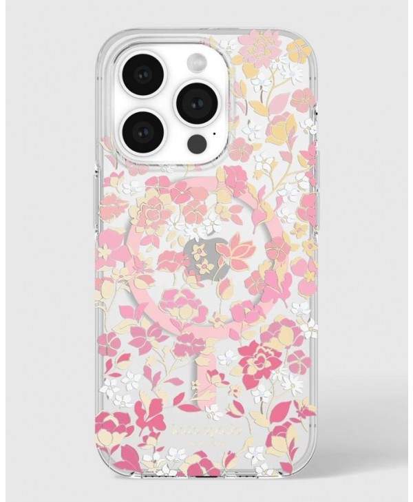 Kate Spade iPhone 15 Pro MagSafe Case (Flowerbed)