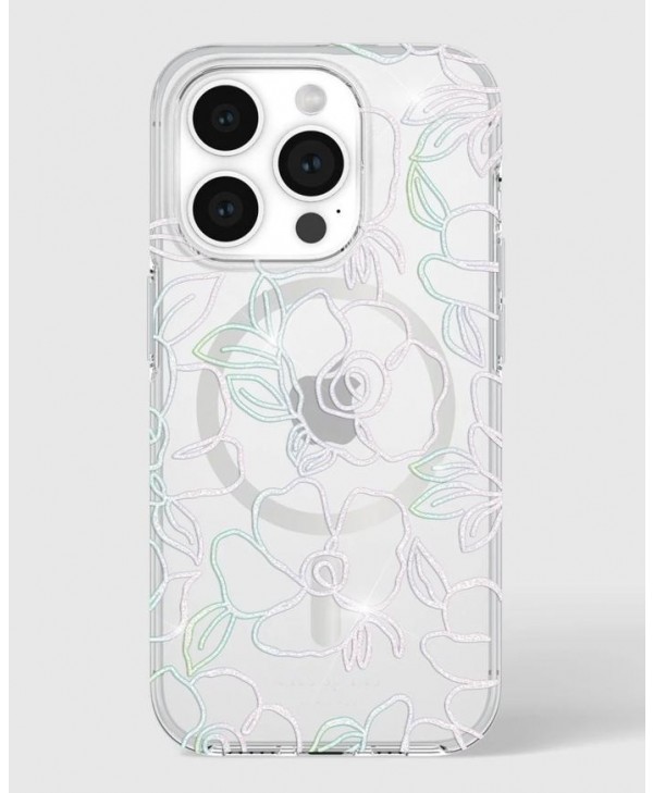 Kate Spade iPhone 15 Pro MagSafe Case (Modern Floral)