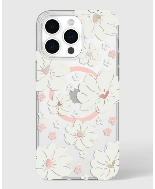 Kate Spade iPhone 15 Pro Max MagSafe Case (Classic Peony)