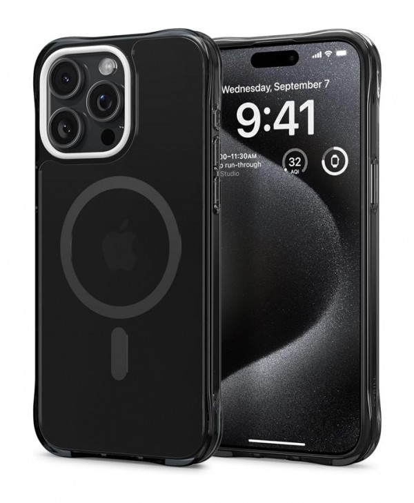 CYRILL iPhone 15 Pro Max Case UltraSheer Mag (Black)