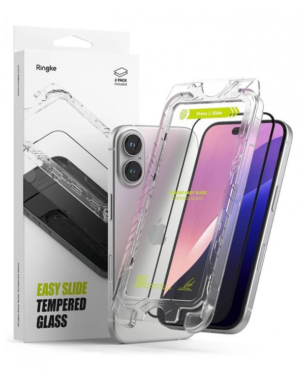 Ringke iPhone 16 Pro Max Tempered Glass - Clear (2-Pack)