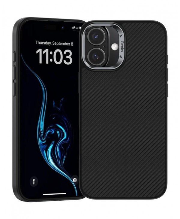 Benks iPhone 16 Pro Max ArmorPro Case built with Kevlar® 600D