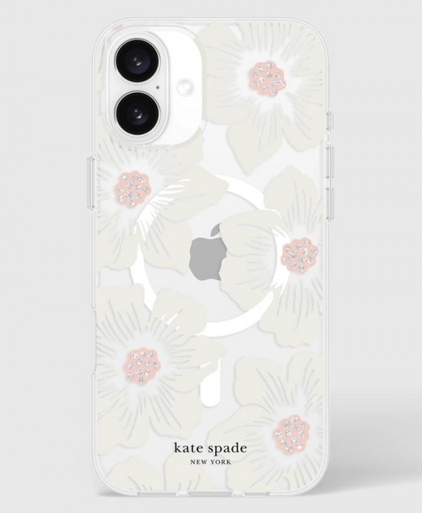 Kate Spade iPhone 16 Plus MagSafe Case (Hollyhock)