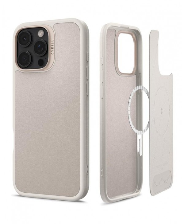 CYRILL iPhone 16 Pro Case Kajuk Mag (Cream)
