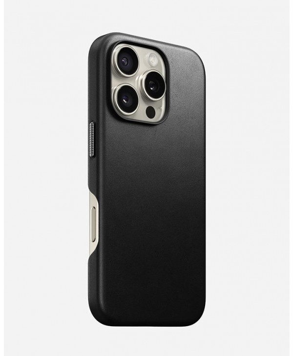 Nomad iPhone 16 Pro Traditional Leather MagSafe Case
