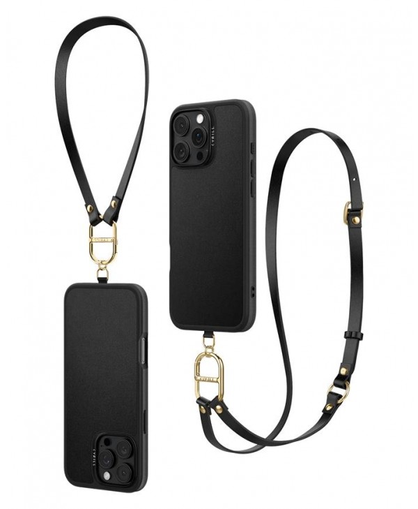CYRILL iPhone 16 Pro Case Kajuk Mag Charm Set (Black)