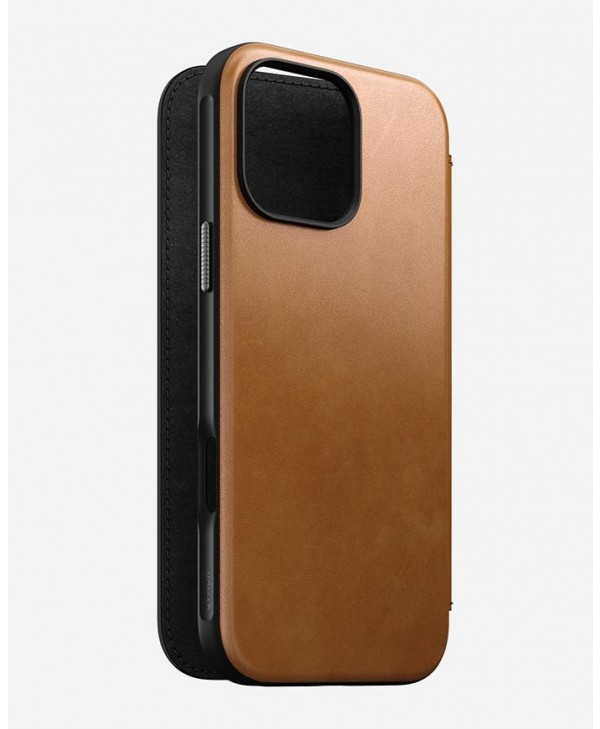 Nomad iPhone 16 Pro Max Modern Leather MagSafe Folio