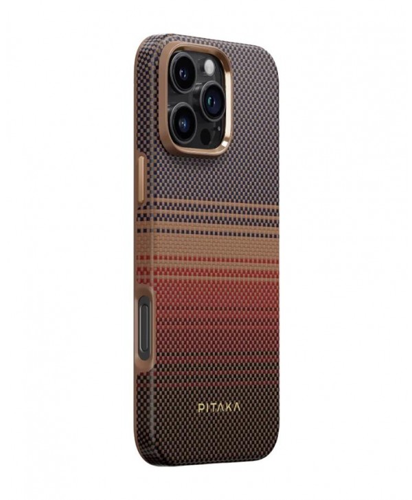 PITAKA iPhone 16 Pro Max Military-Grade Protective Case (Sunset)