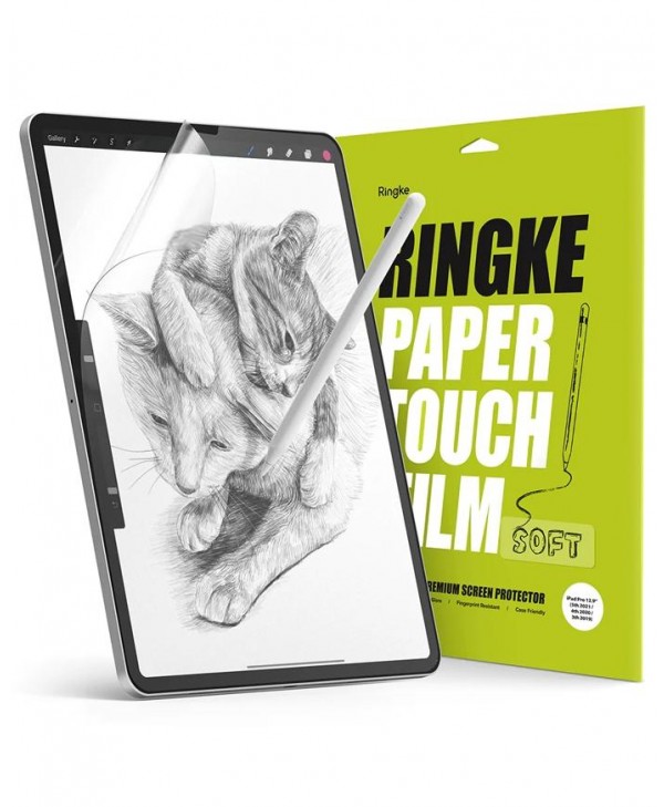Ringke iPad Pro 13 M4 Paper Touch Film - Soft (2-Pack)