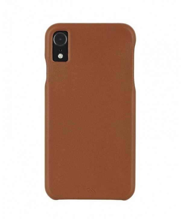 Case-Mate Barely There Leather for iPhone XR (Butterscotch)