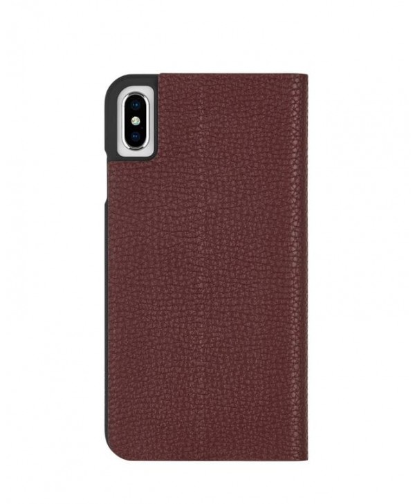 Case-Mate Barely There Folio for iPhone XS / X (Brown)