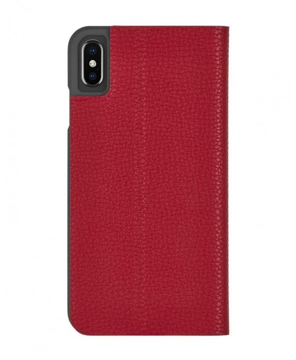 Case-Mate Barely There Folio for iPhone Xs Max (Cardinal)