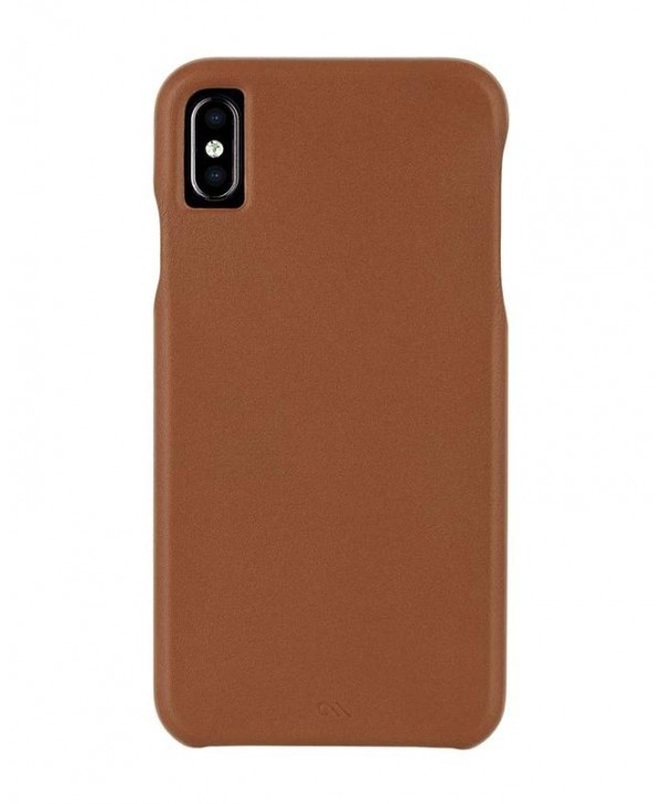 Case-Mate Barely There Leather for iPhone Xs Max (Butterscotch)