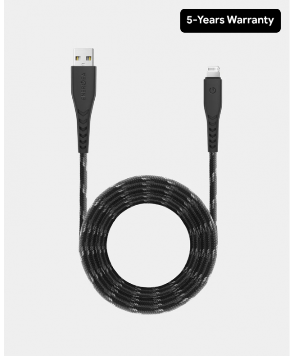 Energea NyloFlex USB-A to Lightning Cable (3.0M)
