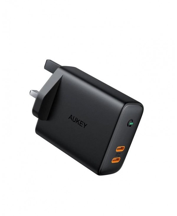 Aukey PA-D2 Focus Duo 36W Dual-Port PD Charger with Dynamic Detect