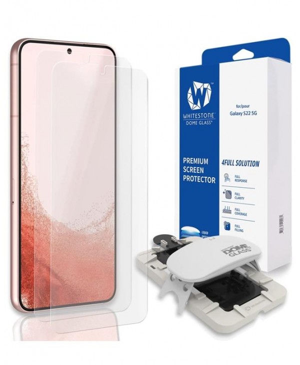 Whitestone Dome Glass for Galaxy S22 (2-Pack)