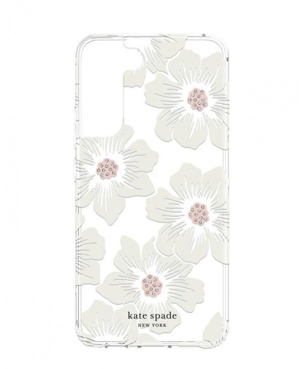 Kate Spade Galaxy S22 Plus Case Hardshell (Hollyhock Floral)
