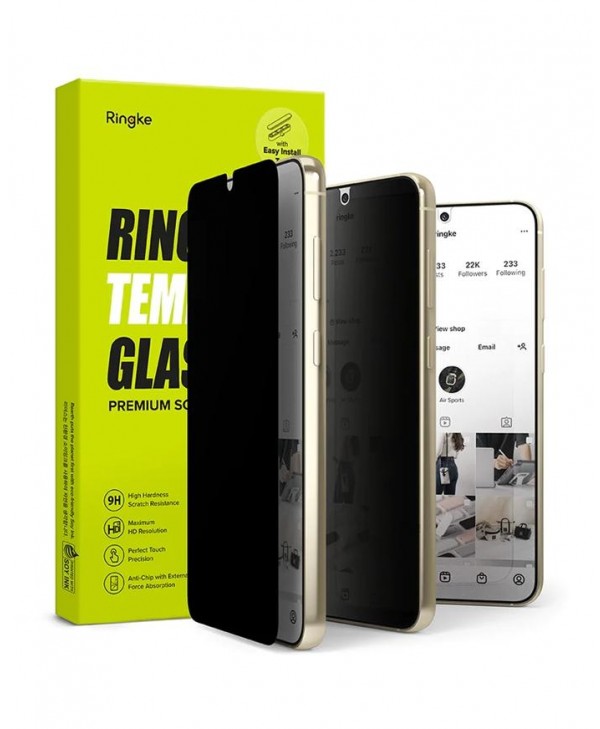 Ringke Galaxy S23 Screen Protector - Privacy Glass