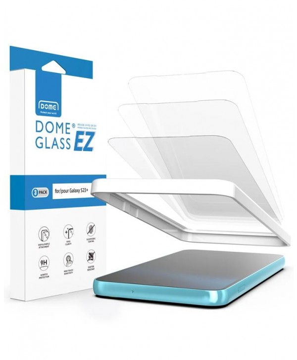 Whitestone EZ Glass for Galaxy S23 Plus (3-Pack)