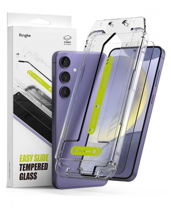 Ringke Galaxy S24 Plus Easy Slide Tempered Glass Screen Protector (2-Pack)