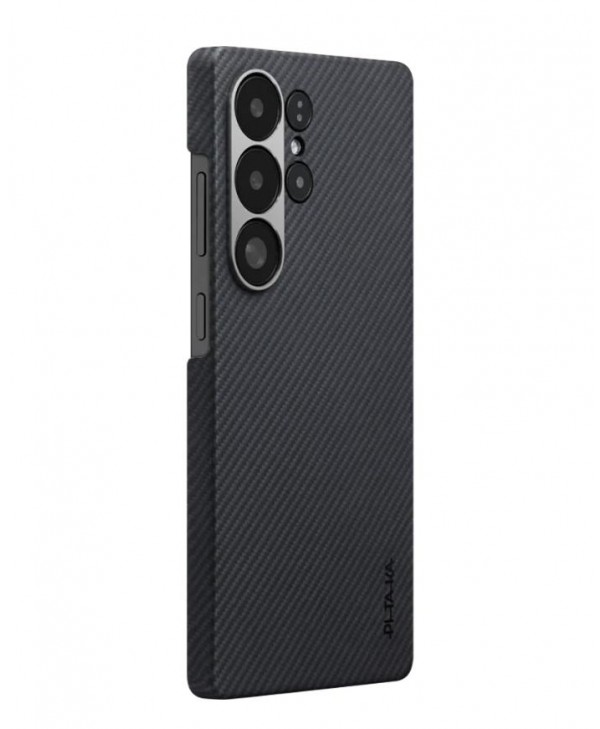 PITAKA Galaxy S25 Ultra Ultra-Slim Case (600D Black/Grey Twill)