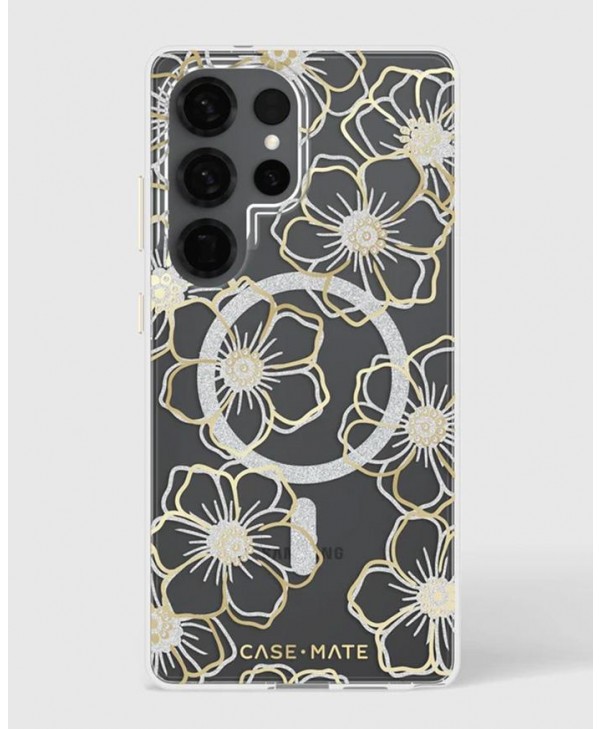 Case-Mate Galaxy S25 Ultra Case with Magnet (Floral Gems)