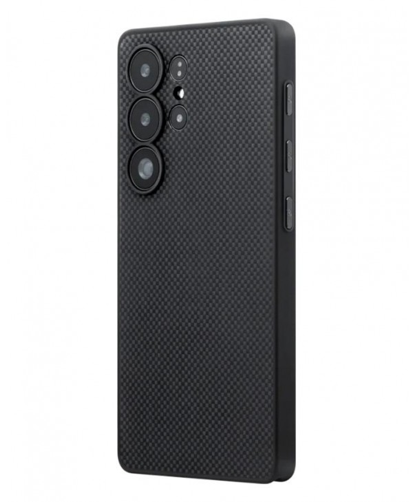 PITAKA Galaxy S25 Ultra PinButton Case (Black/Grey)