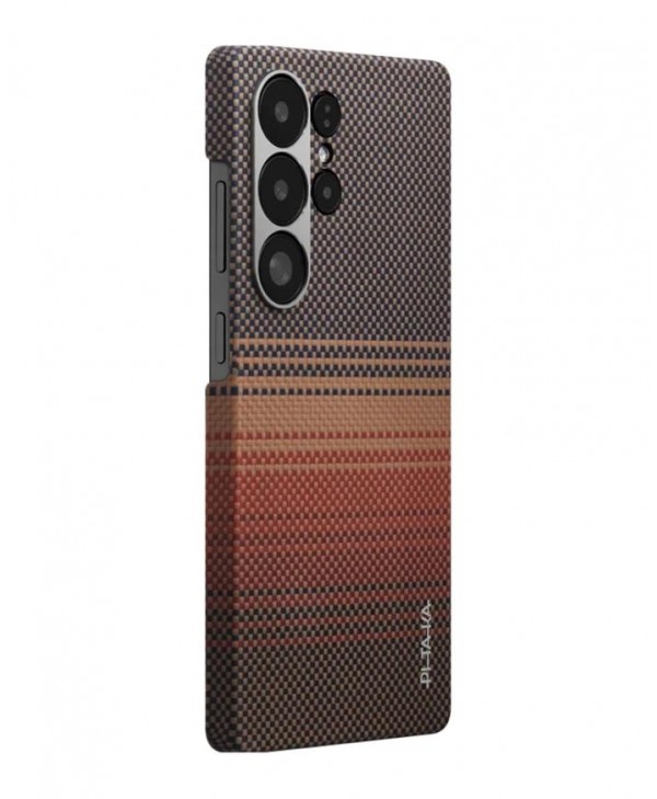 PITAKA Galaxy S25 Ultra Tactile Woven Case (Sunset)