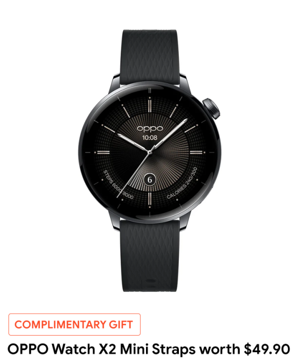 OPPO Watch X2 Mini (Nebula Black)