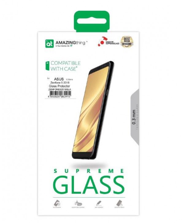 AMAZINGthing ASUS Zenfone 5 2018 0.33mm SupremeGlass (Crystal)