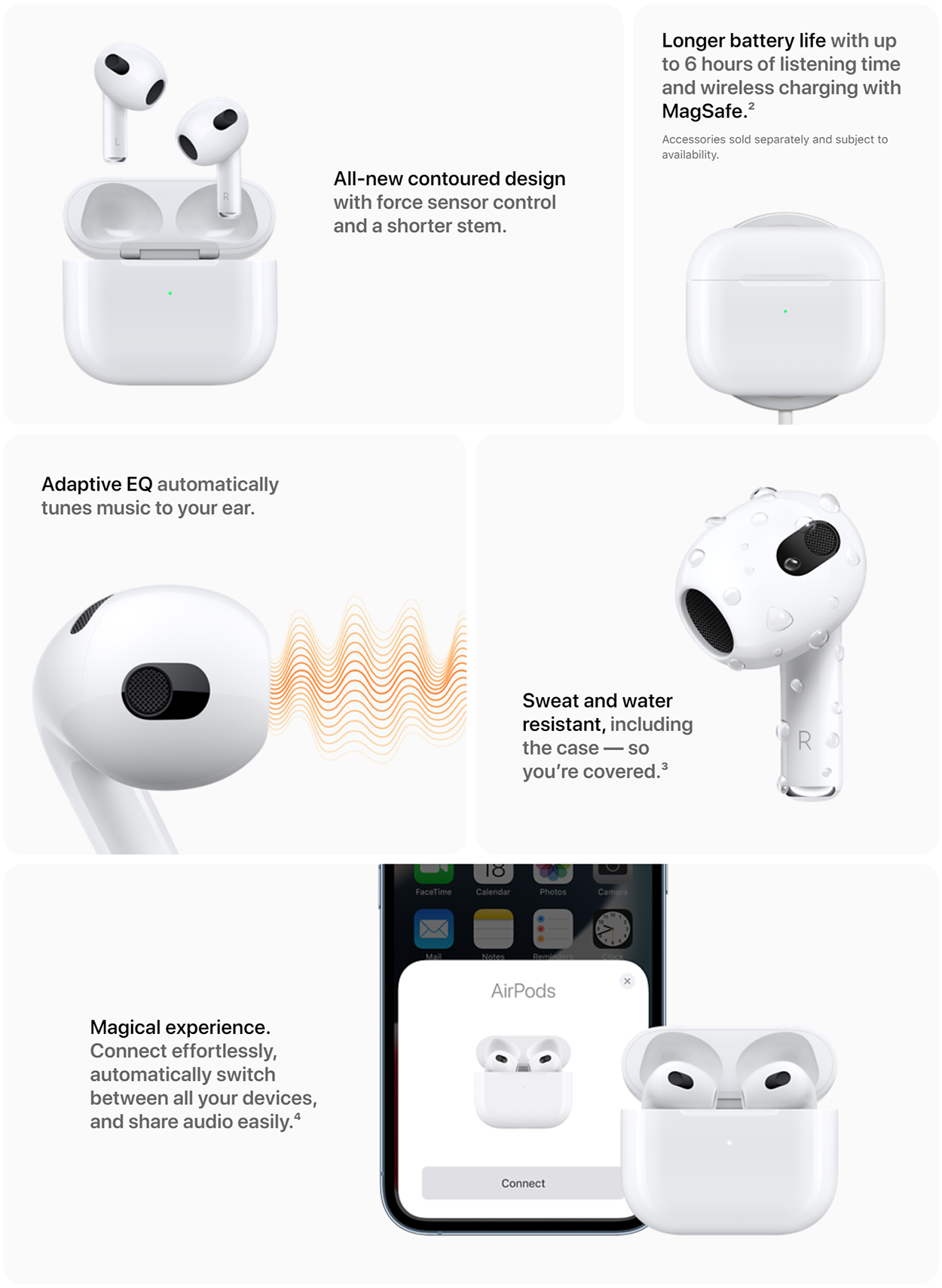 Buy Apple AirPods (3rd generation) with MagSafe Charging Case | MOBY ...