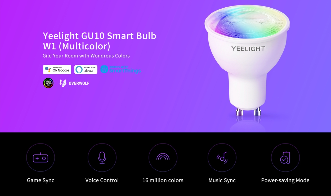 Buy Yeelight GU10 Smart Bulb W1 (Multicolor)
